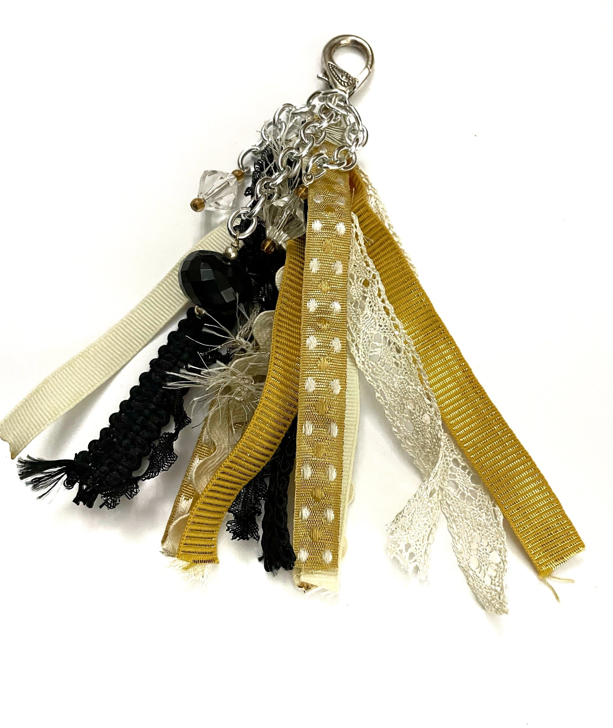 Gold, Cream and Black Purse Bling
