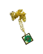 Dried Flower Pendant Necklace