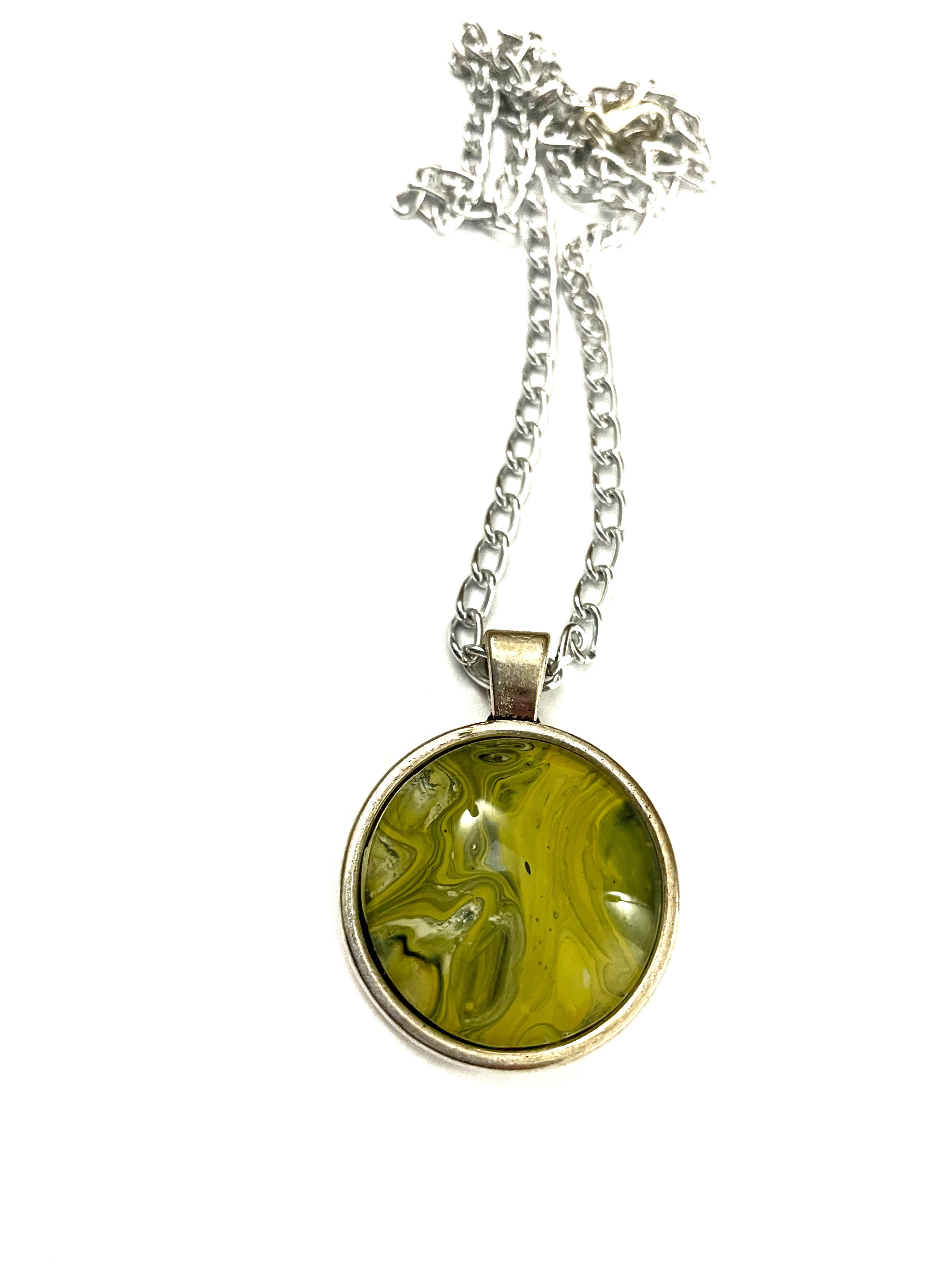 Yellow Acrylic Necklaces