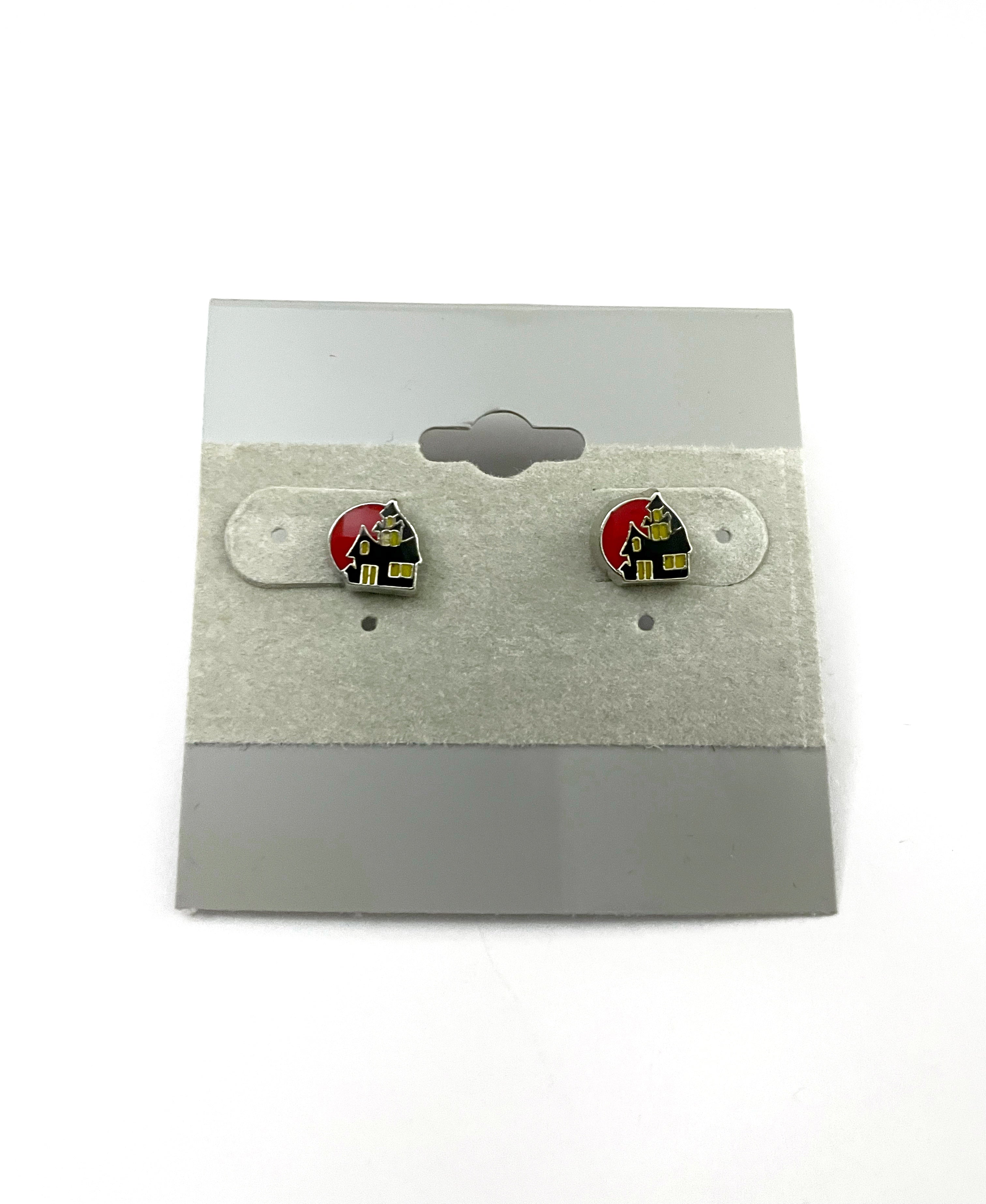 Haunted House Post Earrings