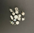 Colored Dangles -  White
