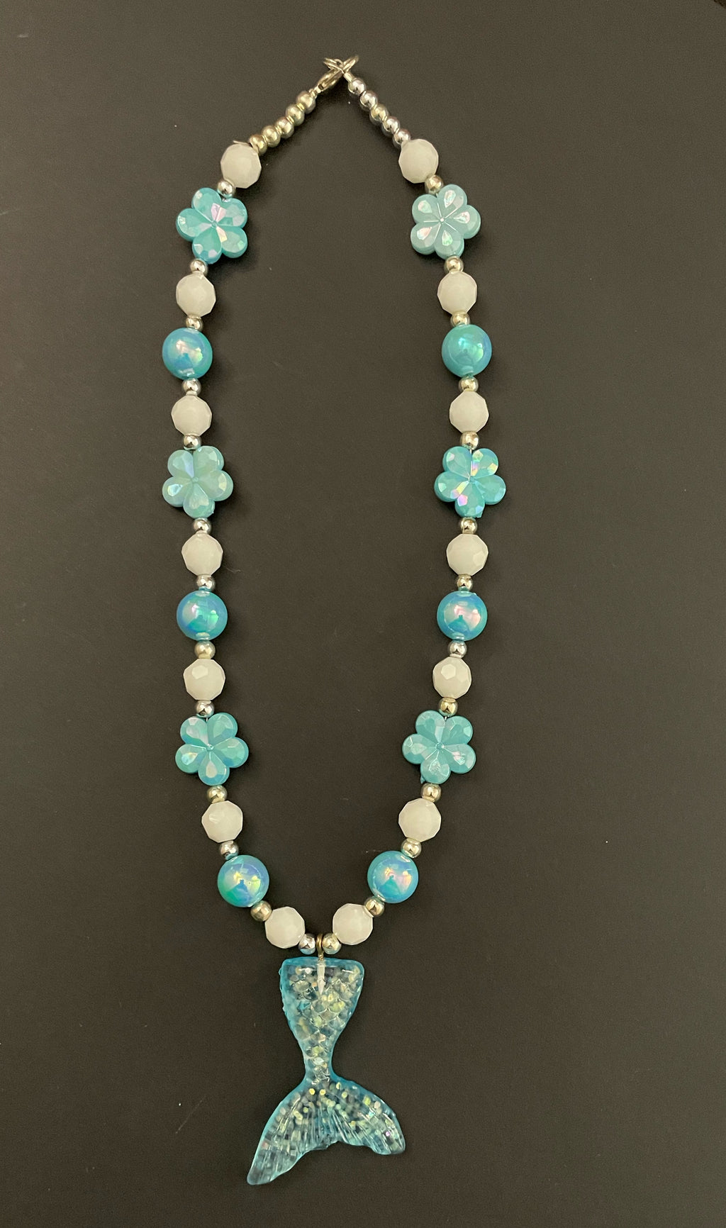 Mermaid Tail Necklace - Resin
