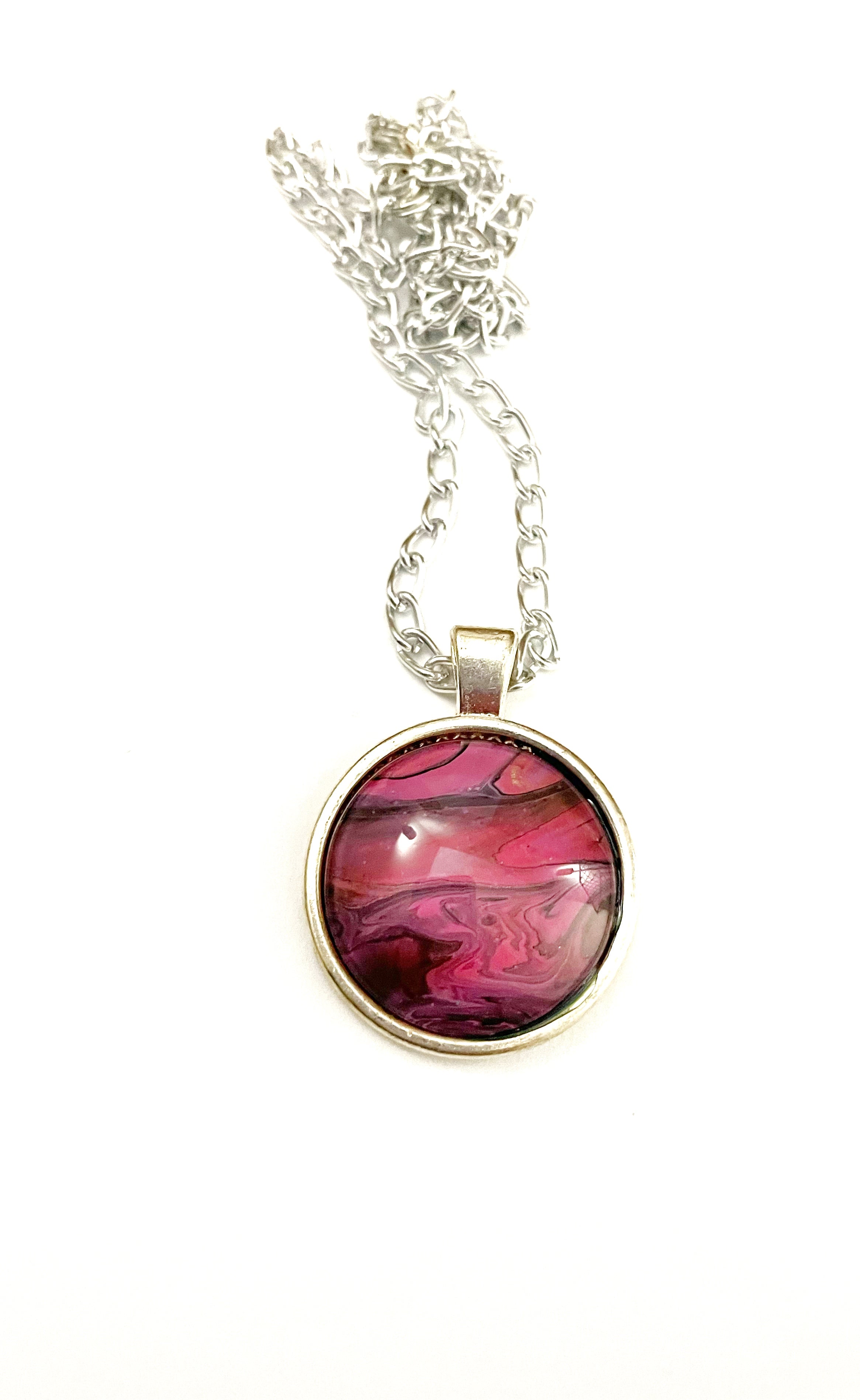 Pink Acrylic Necklaces