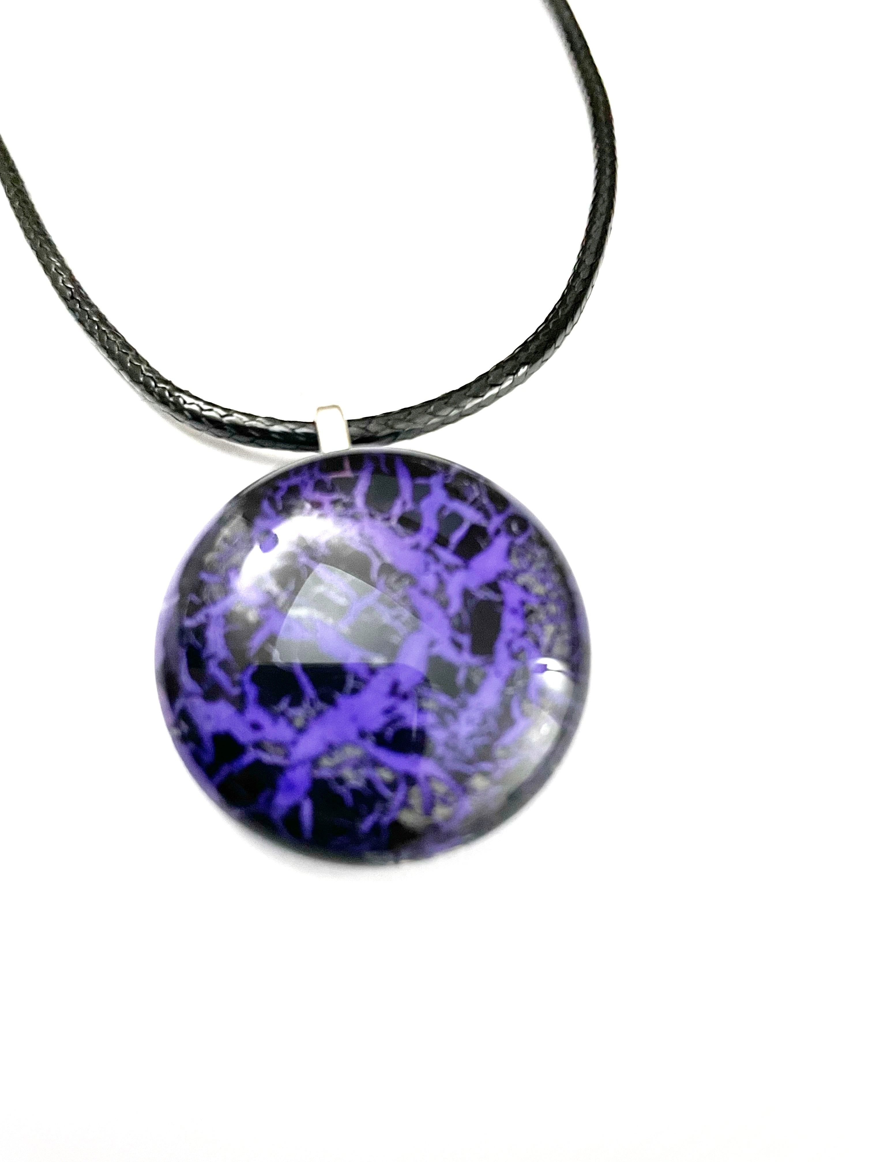 Crackle Polish Necklace - Multiple Options