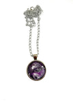 Purple Acrylic Necklaces