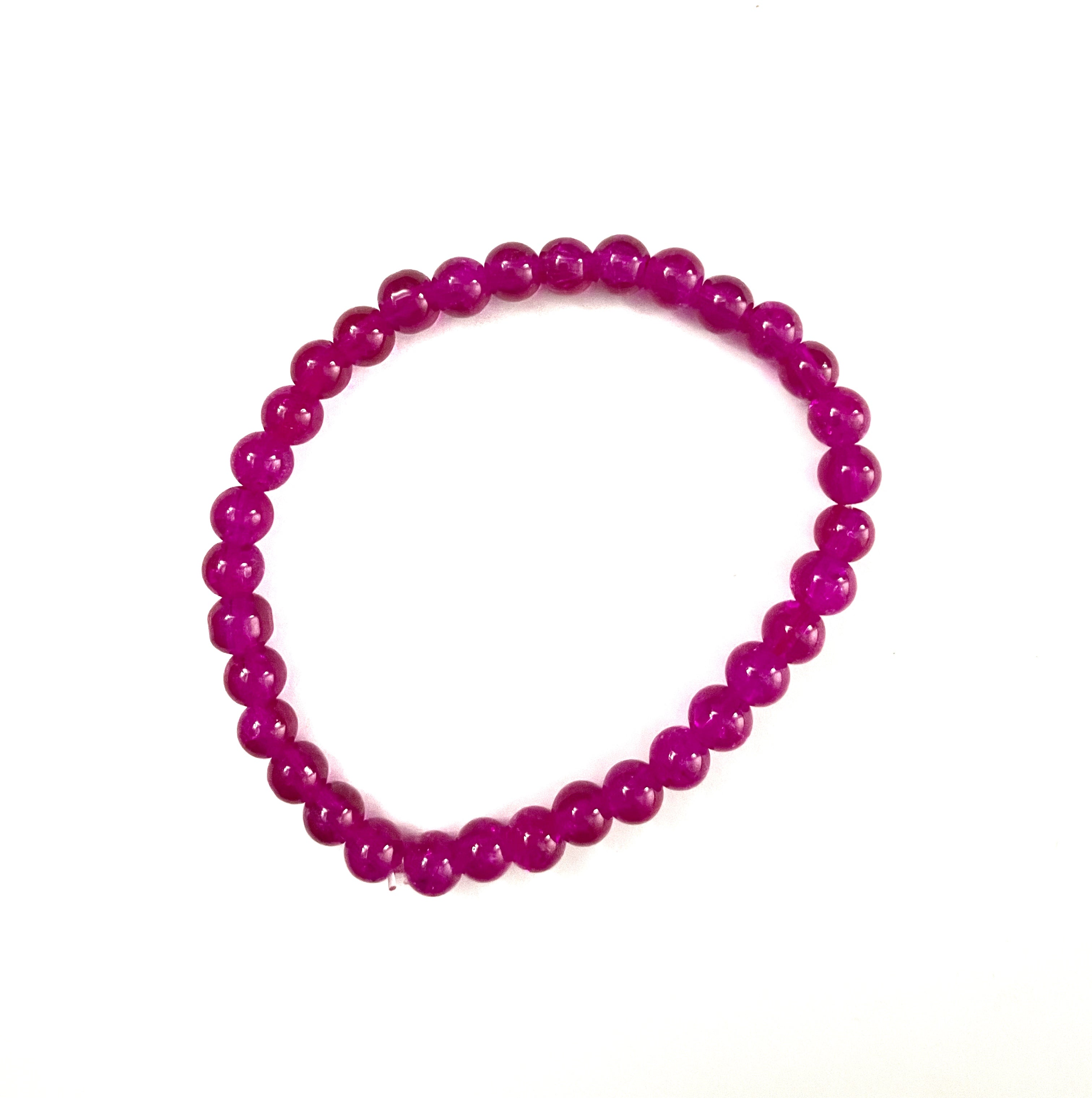 Teal and Magenta Stacked Bracelet