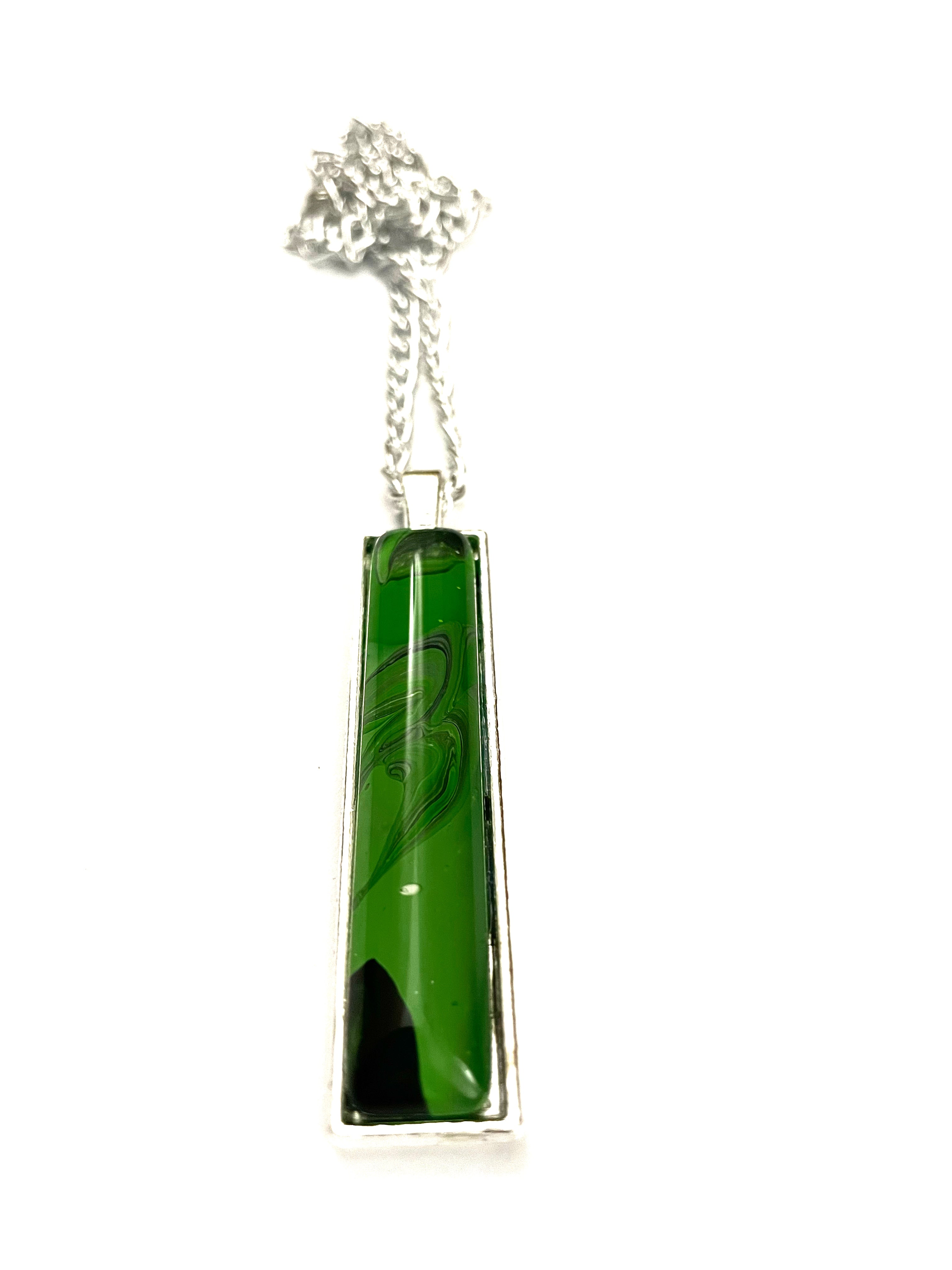 Green Acrylic Necklaces