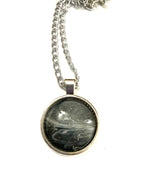 Grey Acrylic Necklaces
