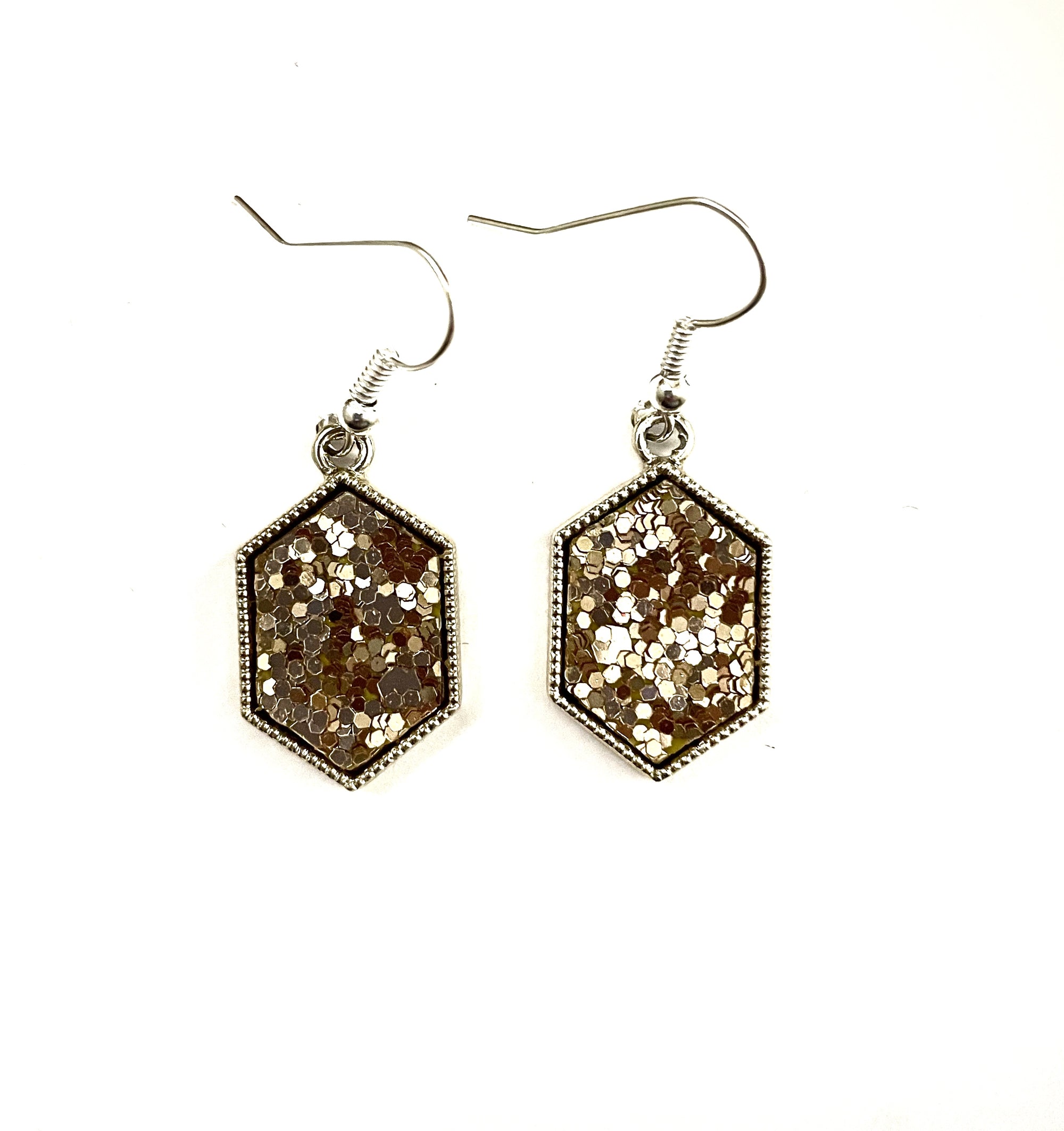 Glitter Metal Earrings