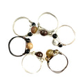 Gemstone Wire Wrapped Rings