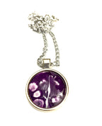 Purple Acrylic Necklaces