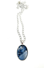 Blue Acrylic Necklaces