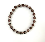 Transparent Grape Glass Bead Stretchy Bracelet