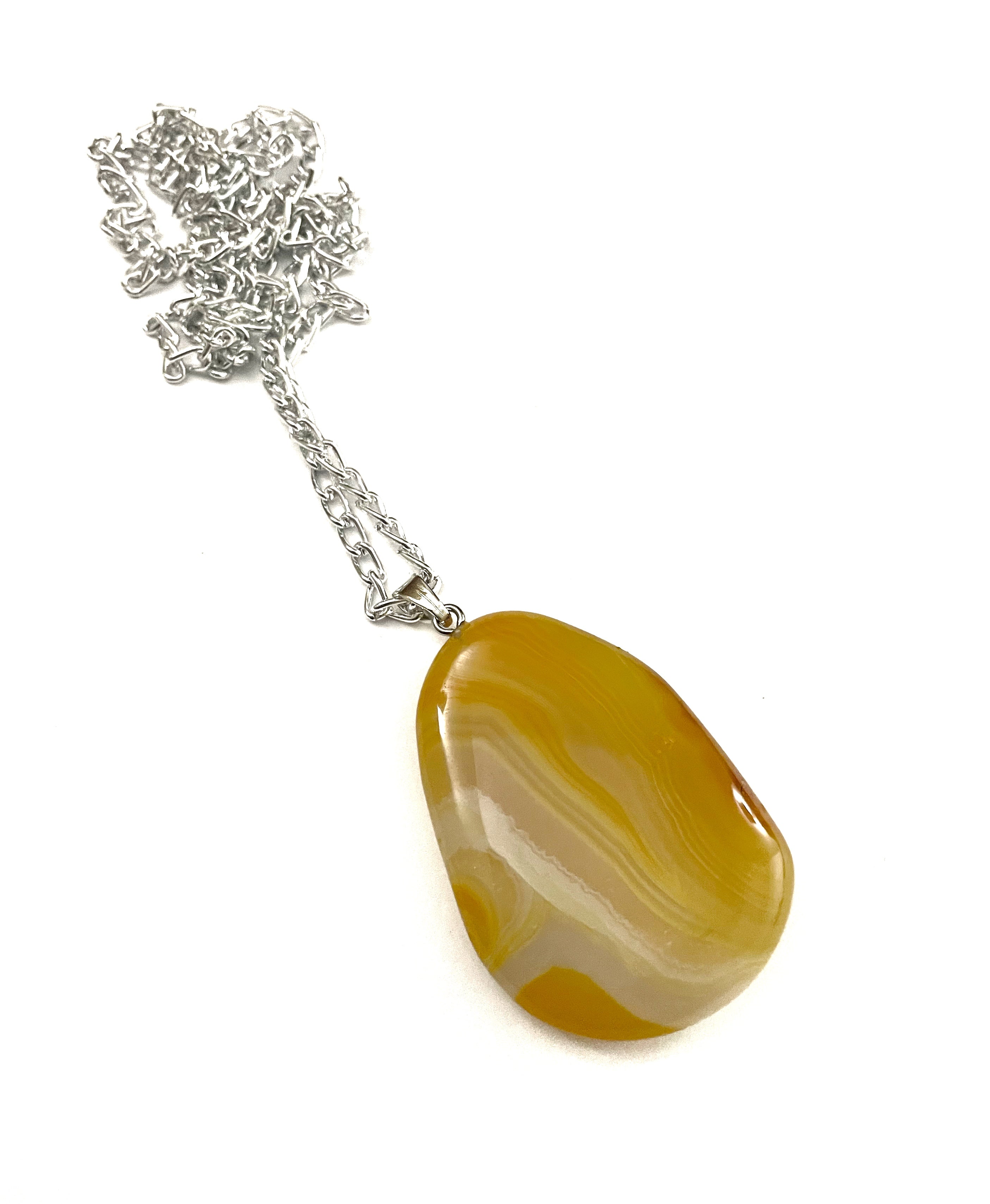 Agate Pendant Necklace