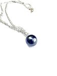 Blue-Purple Marble Necklace