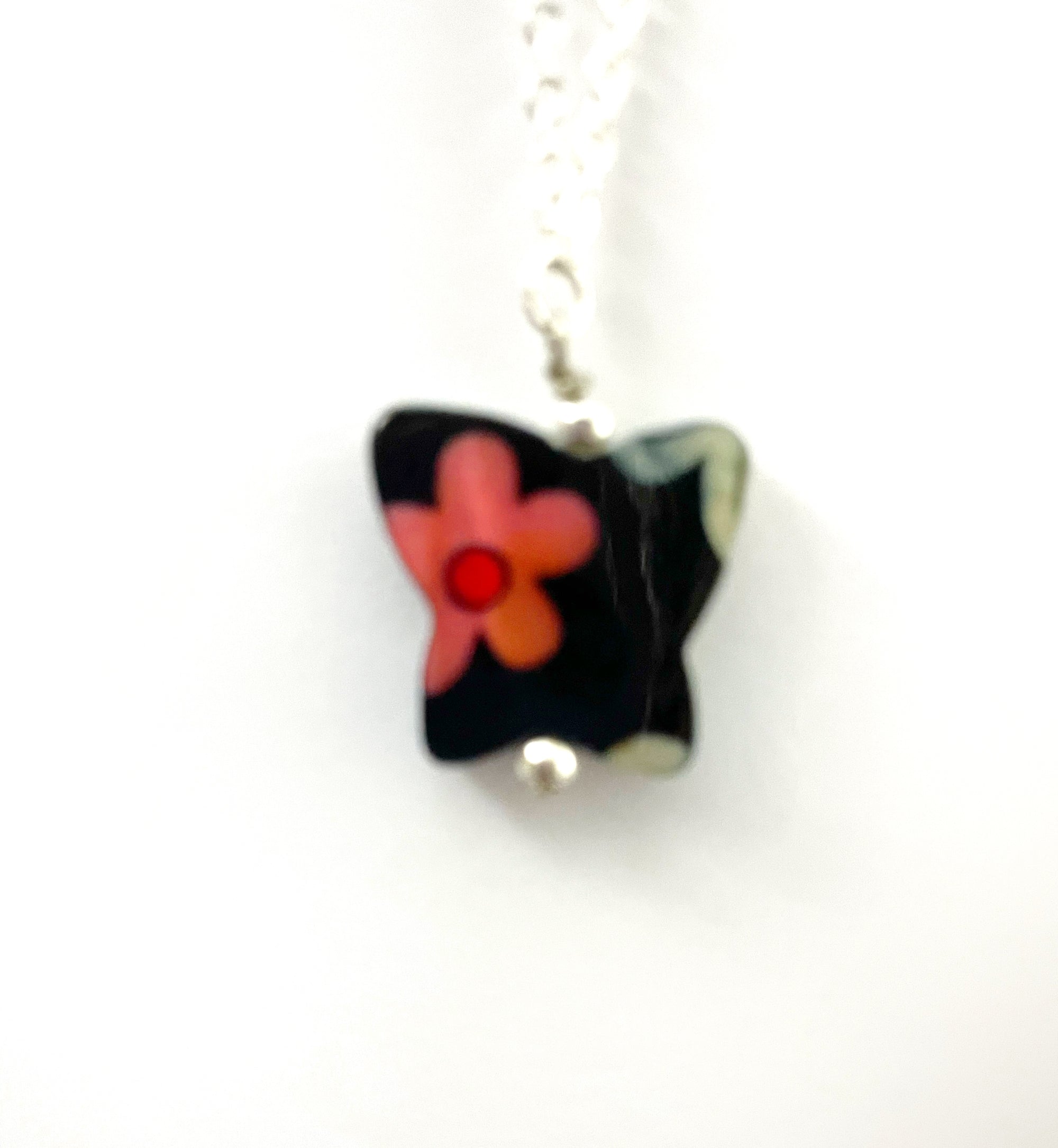 Butterfly Mother Of Pearl Necklace