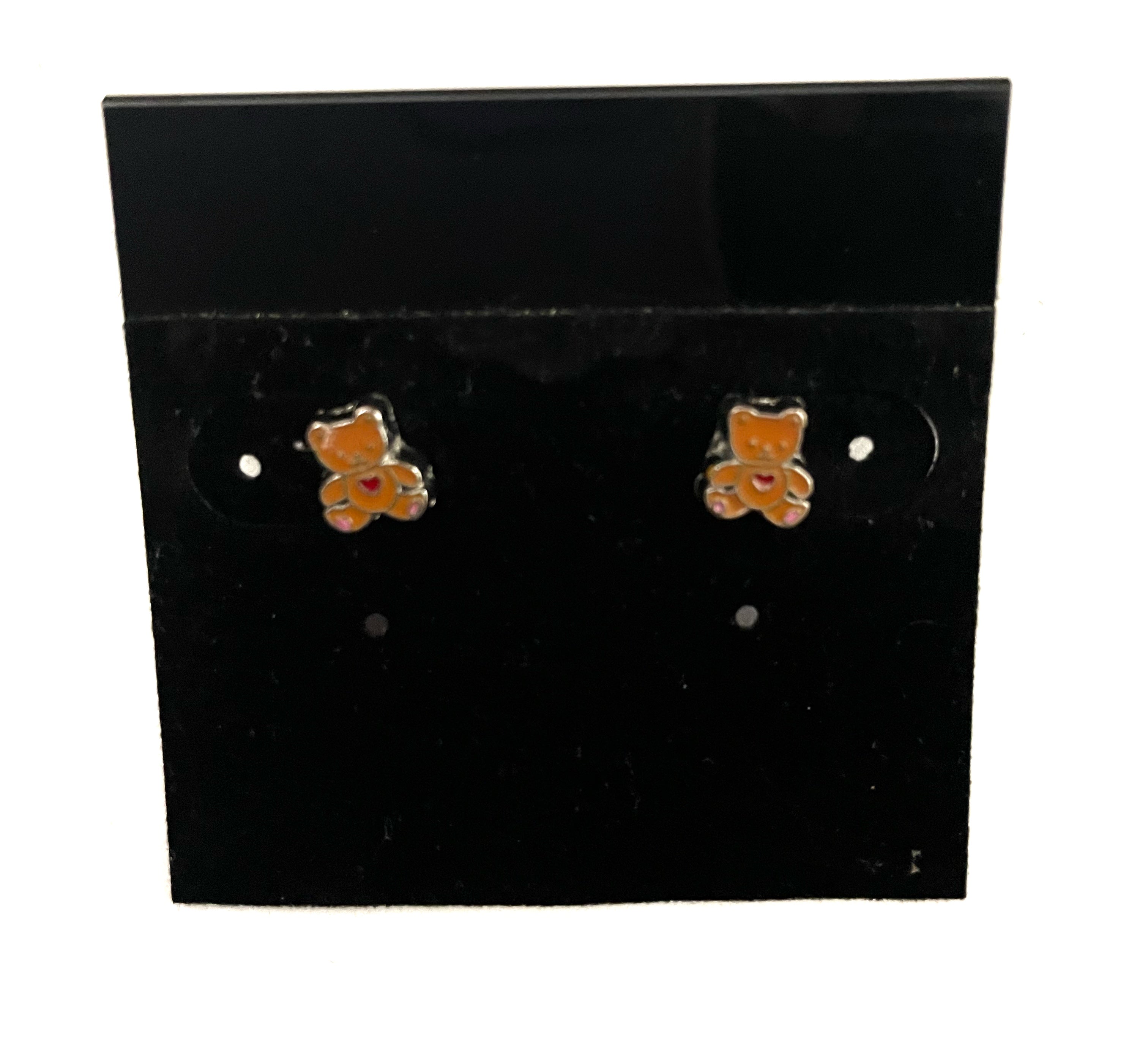 Teddy Bear Post Earrings