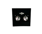 Plaid Post Earrings - Multiple Options