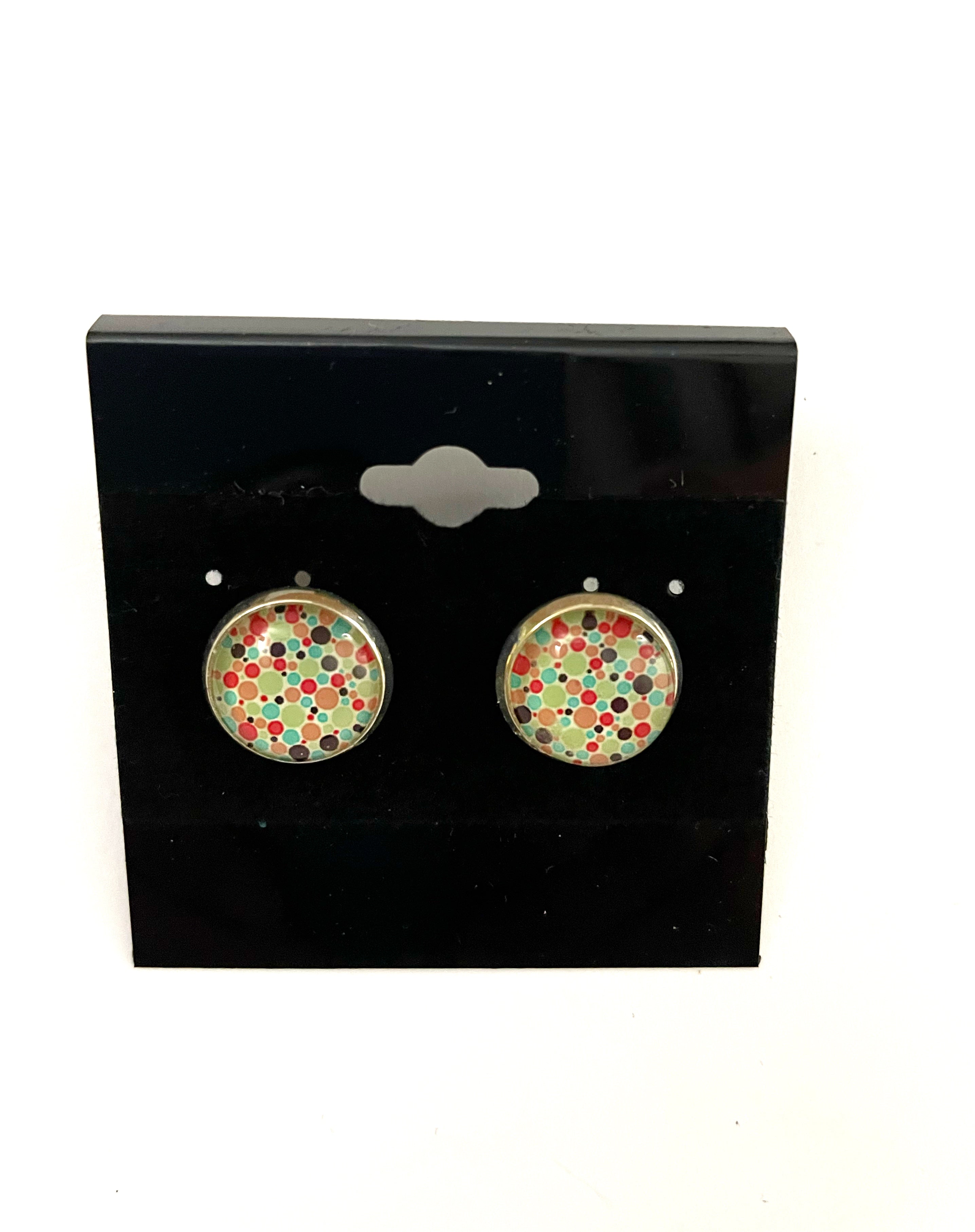 Colorful Post Earrings - Multiple Options - Silver Posts