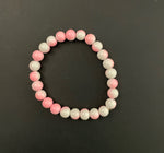 Baby Pink and White Bracelet