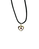 Silver Heart with Crystal Necklaces