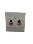 Ladybug Post Earrings