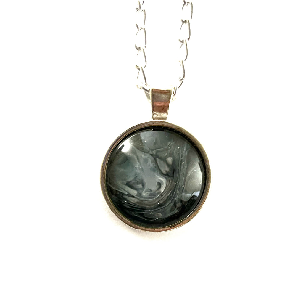 Grey Acrylic Necklaces