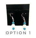 Light Blue Luster Earrings